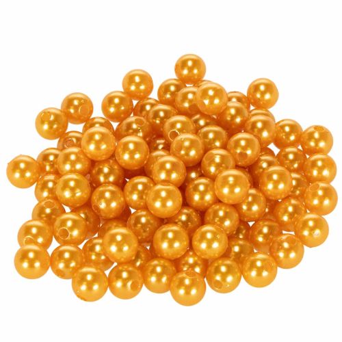 Cuentas decorativas Ø10mm naranja 115 piezas comprar | Floristik24.es