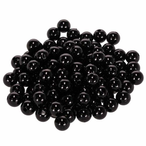 Cuentas decorativas Ø10mm negro 115 piezas comprar | Floristik24.es