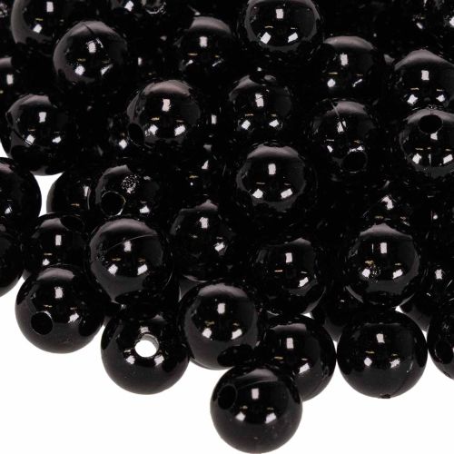 Cuentas decorativas Ø10mm negro 115 piezas | Floristik24.es