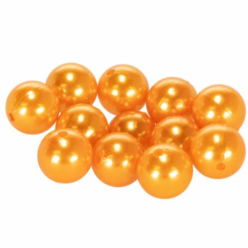 Cuentas decorativas Ø2cm naranja 12 piezas comprar | Floristik24.es