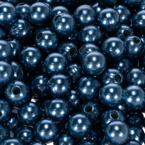 Cuentas decorativas de Ø8 mm, color azul, 250 unidades | Floristik24.es