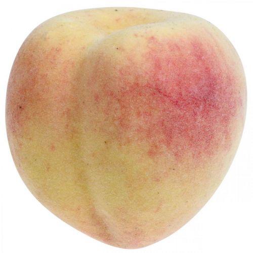 Fruta artificial melocotón decorativa Ø7,5cm