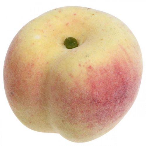 Fruta artificial melocotón decorativa Ø7,5cm