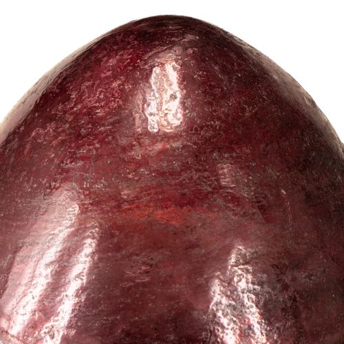 Artículo Hongo decorativo rojo grande de cristal para otoño, Ø14 cm, altura 23 cm