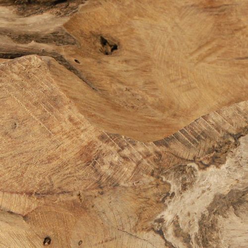 Artículo Cuenco decorativo madera teca natural marítimo 46x14x7cm