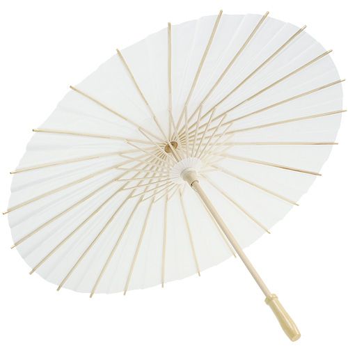 Floristik24 Pantalla decorativa blanca Ø60cm H42cm