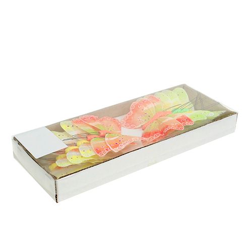 Artículo Mariposas decorativas en alambre de colores 8,5cm 12 piezas