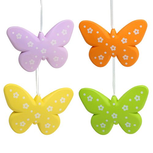 Floristik24 Mariposas decorativas multicolor 11,5cm 5pcs