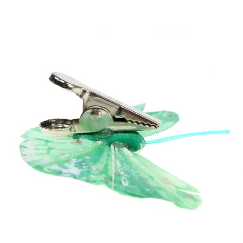 Floristik24 Mariposas decorativas en el clip, colores surtidos 6cm 24pcs