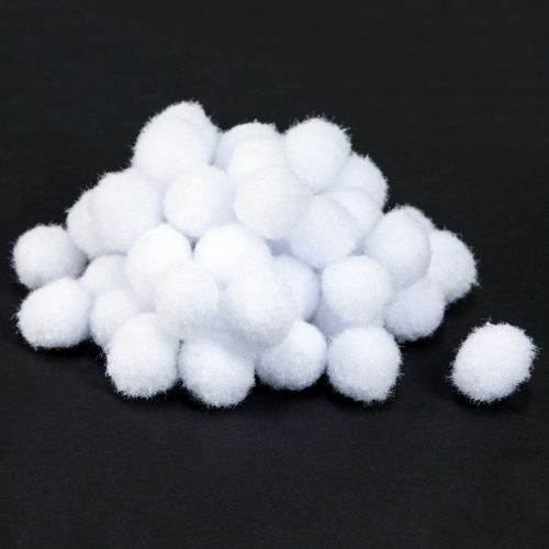 Floristik24 Deco bola de nieve mini bolas de nieve Ø2cm blancas 400uds 4 bolsas