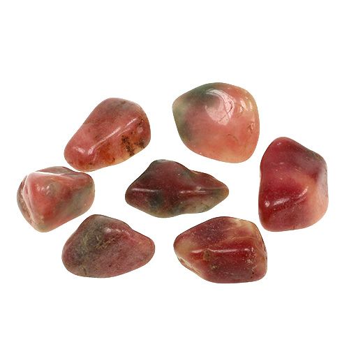 Floristik24 Piedras decorativas rosa-crema brillante 4cm - 6cm 1kg