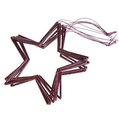 Artículo Deco Star Berry decoración navideña para colgar Ø18cm 8 piezas