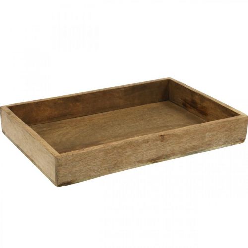 Artículo Bandeja decorativa bandeja de madera arreglo rectangular base 37×25cm