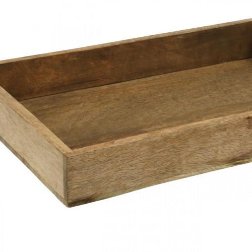Floristik24 Bandeja decorativa bandeja de madera arreglo rectangular base 37×25cm