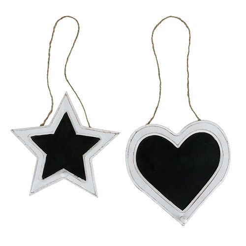 Floristik24 Tablero decorativo para colgar 17cm 4pcs