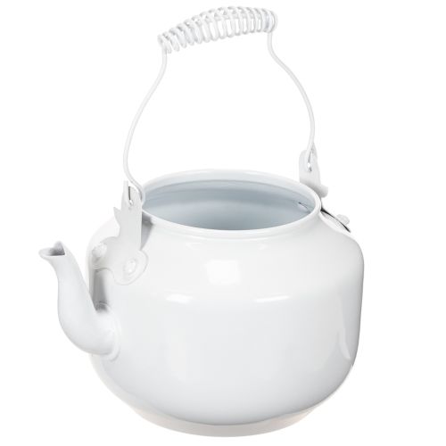 Tetera decorativa de metal con aspecto vintage para arreglos florales. comprar | Floristik24.es