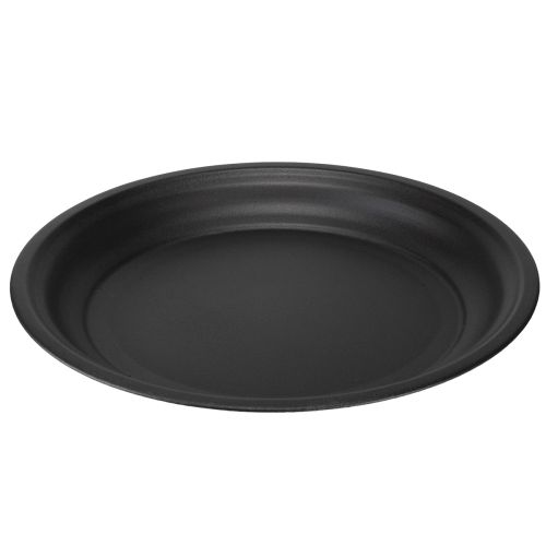 Artículo Plato decorativo cuenco de metal plato decorativo antracita Ø26cm 2uds