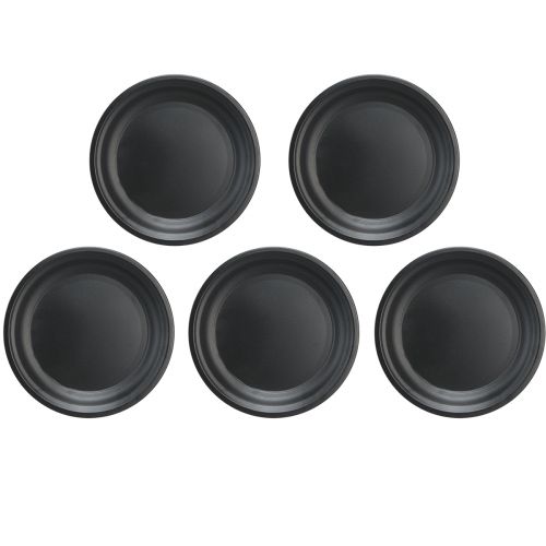 Artículo Plato decorativo cuenco de metal plato decorativo antracita Ø26cm 5ud
