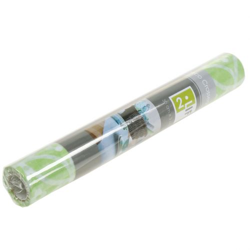 Floristik24 Mesa decorativa con flores verde claro 30cm x 300cm