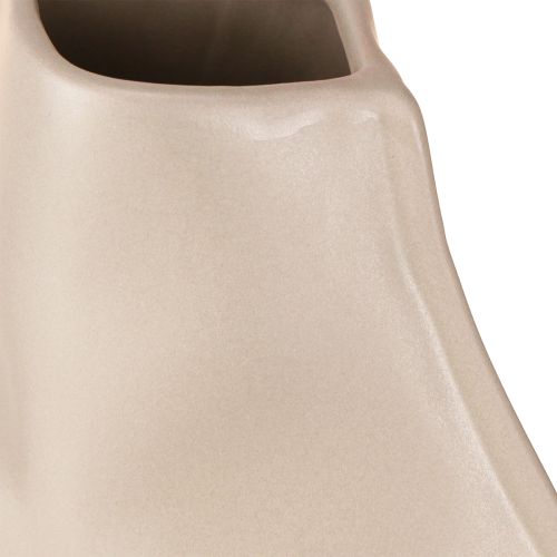 Artículo Jarrón decorativo de cerámica gris moderno de cerámica para decoración 22×9×22,5 cm