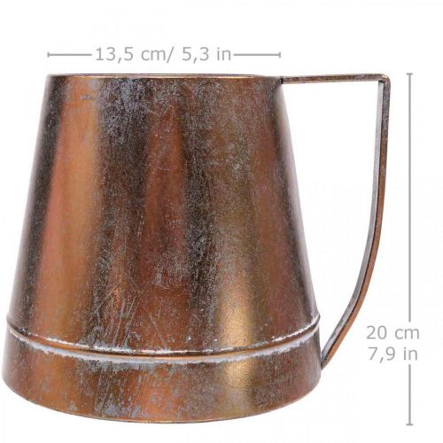 Artículo Jarrón decorativo metal cobre jarra decorativa jarra decorativa W24cm H20cm