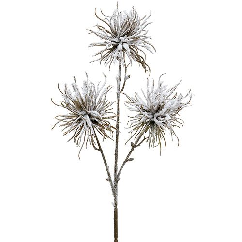Rama decorativa con nieve 45cm 3pcs | Floristik24.es