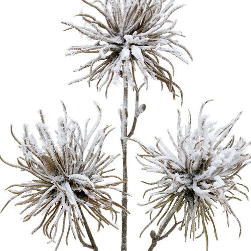 Rama decorativa con nieve 45cm 3pcs | Floristik24.es
