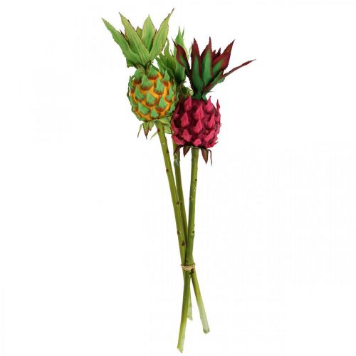 Floristik24 Deco piña fruta artificial deco frutas Ø7cm H50cm 3pcs