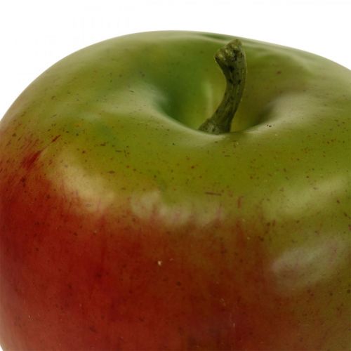 Artículo Deco manzana rojo verde, deco fruta, muñeco de comida Ø8cm