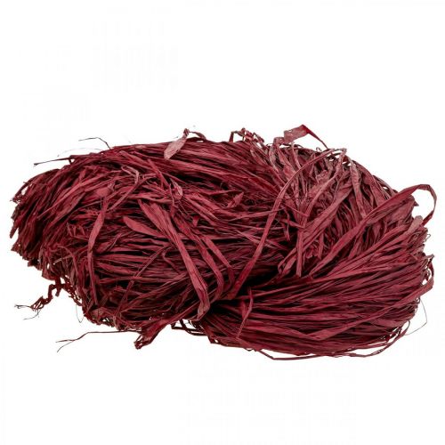 Artículo Rafia decorativa para elaborar rafia natural rafia burdeos 300g