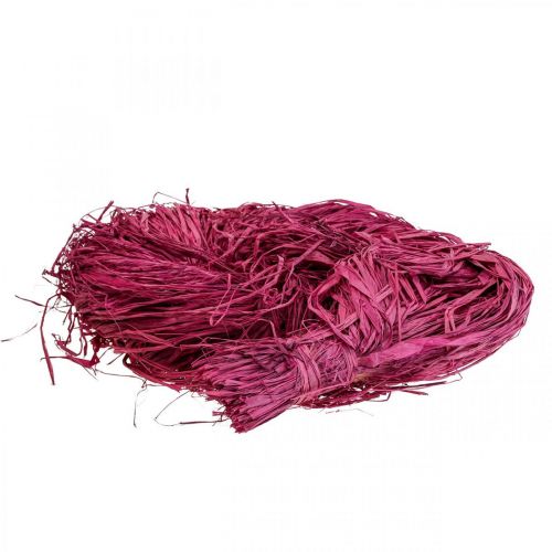 Floristik24 Rafia decorativa para elaborar rafia natural rafia malva 300g
