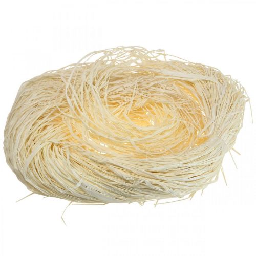 Floristik24 Bastón decorativo para manualidades Bastón de rafia natural blanqueado 200g