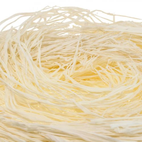 Artículo Rafia decorativa para manualidades Rafia rafia natural blanqueada 200g