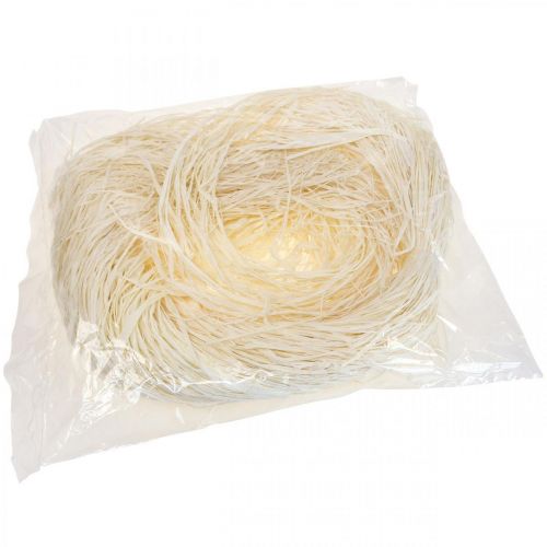 Artículo Rafia decorativa para manualidades Rafia rafia natural blanqueada 200g