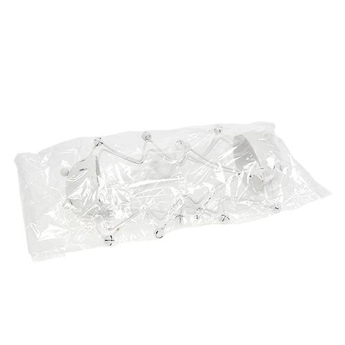 Floristik24 Deco árbol con cuenco para candelita blanco 25cm 2pcs