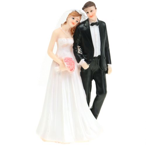 Floristik24 Pareja nupcial decorativa H13cm