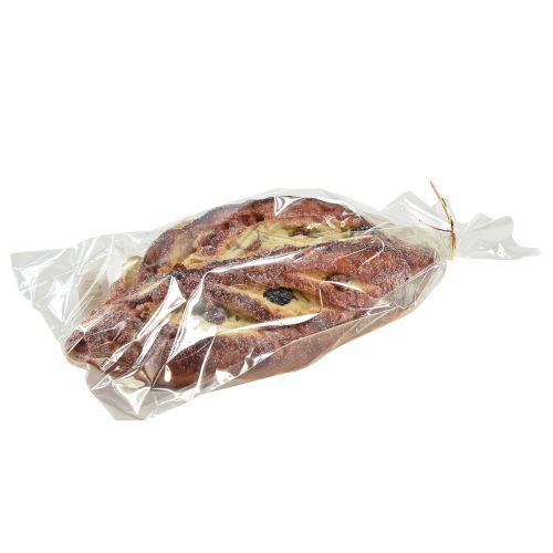 Artículo Pan decorativo comida ficticia pan de pasas artificial 22cm