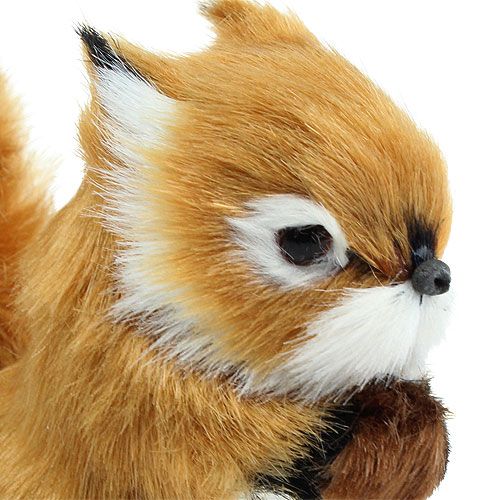 Floristik24 Ardilla deco marrón claro 8,5cm