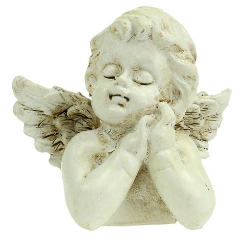 Artículo Ángel decorativo orando crema 9cm 8uds