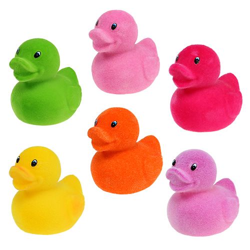 Floristik24 Culo color pato decorativo. 11,5 cm 6 piezas