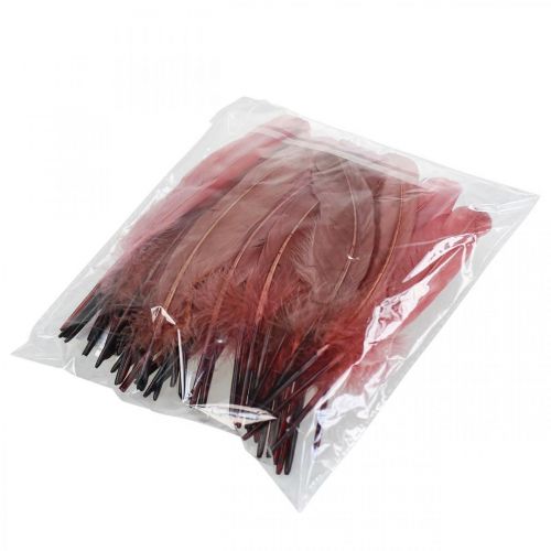 Artículo Plumas decorativas para manualidades plumas de pájaro reales rosa viejo 20g