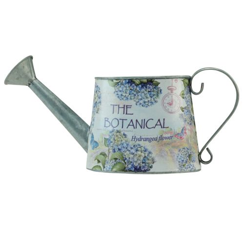 Artículo Regadera decorativa hortensia de metal jarra de metal 30×11cm Al.14,5cm