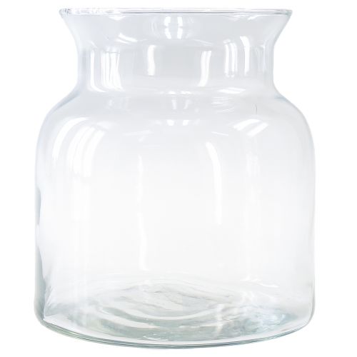 Artículo Jarrón de cristal decorativo farol de cristal transparente Ø18cm H20cm