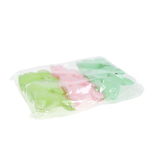 Floristik24 Conejito decorativo tipo Pastel. 9,5cm 9pcs