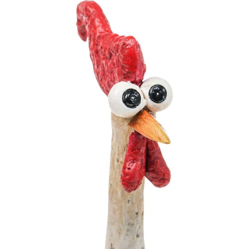 Artículo Pollos decorativos figuras decorativas decoración de Pascua pollo divertido H15cm 2 piezas