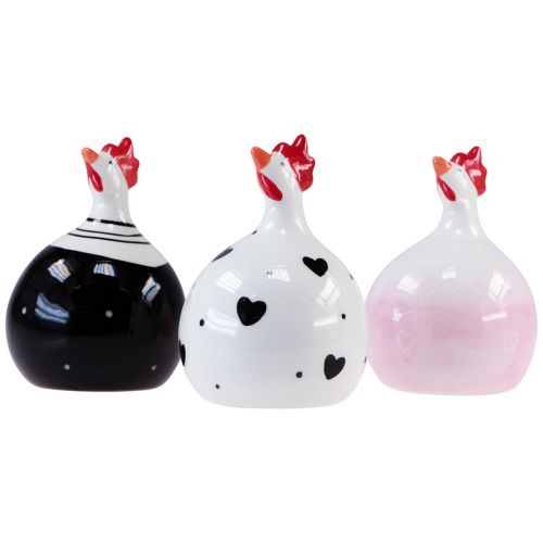 Artículo Pollos decorativos figuras decorativas de Pascua gallo 11,5cm 3ud