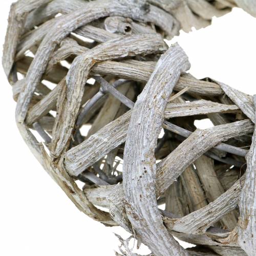 Floristik24 Corona decorativa madera de liana blanco lavado Ø50cm