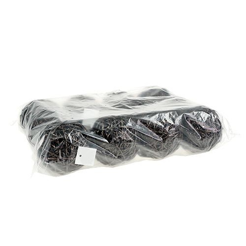 Floristik24 Bola decorativa de alambre de papel Ø8cm 12pcs