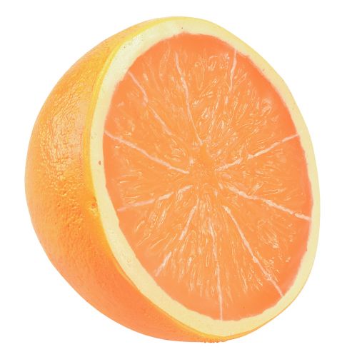 Artículo Naranjas decorativas fruta artificial en trozos 5–7cm 10 uds.