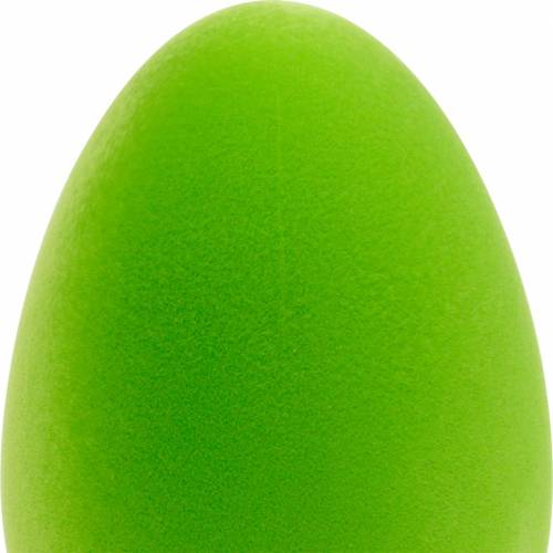 Floristik24 Huevo de Pascua decorativo verde H25cm Decoración de Pascua Huevos decorativos en bandada